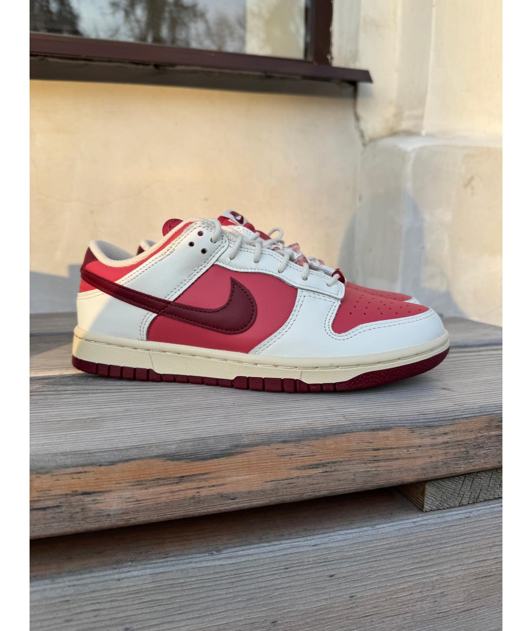 NIKE Розовые кожаные кроссовки, фото 5