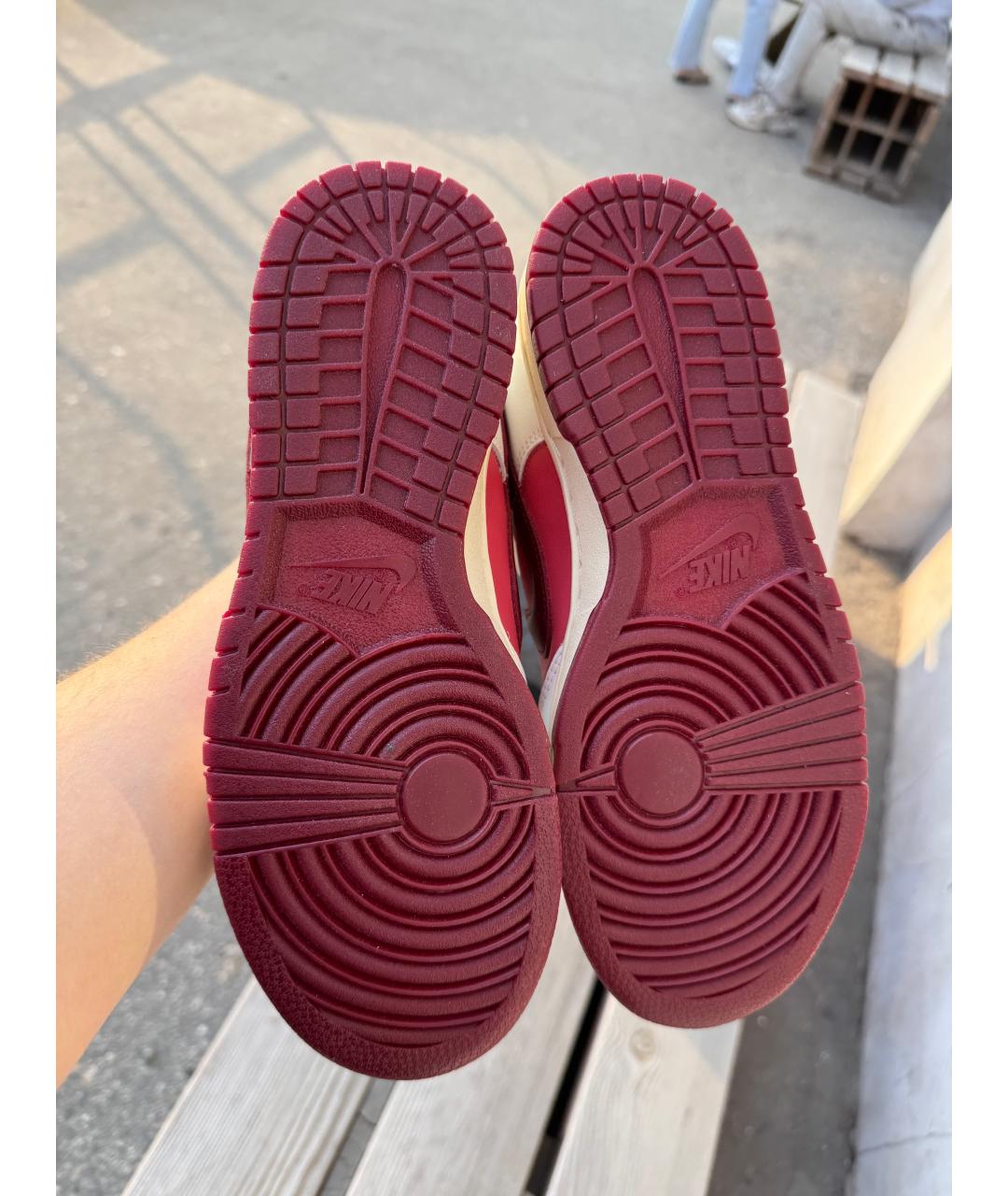 NIKE Розовые кожаные кроссовки, фото 3