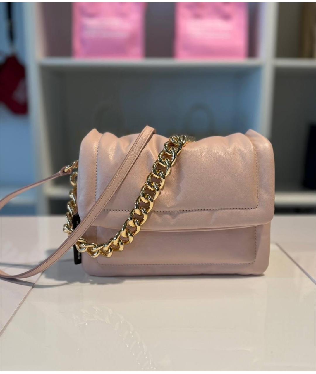 MARC JACOBS Розовая кожаная сумка через плечо, фото 4
