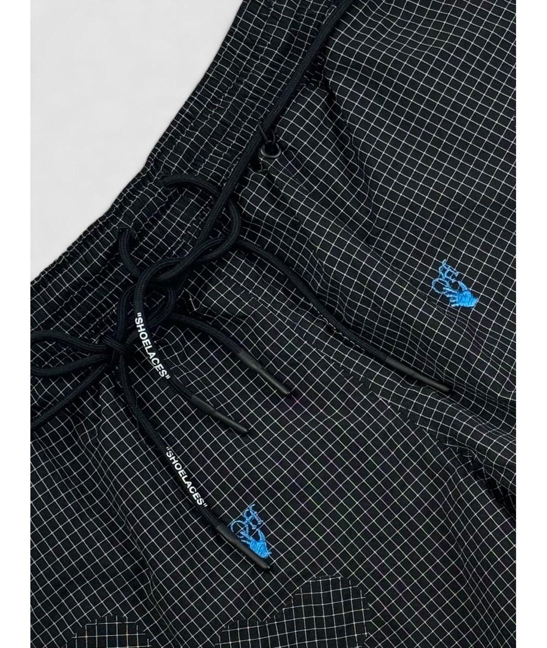 NIKE X OFF-WHITE Черные сетчатые шорты, фото 3