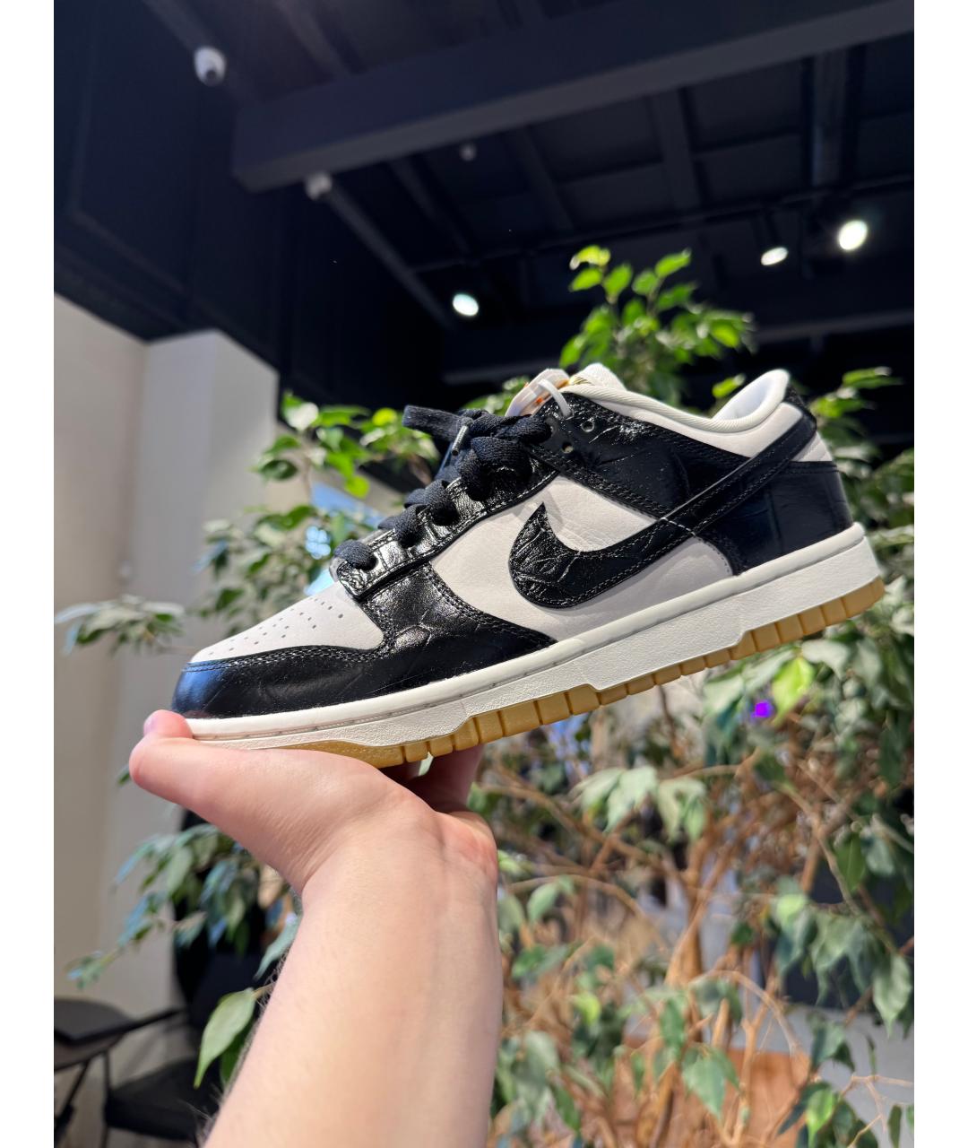 NIKE Черные кожаные кроссовки, фото 2