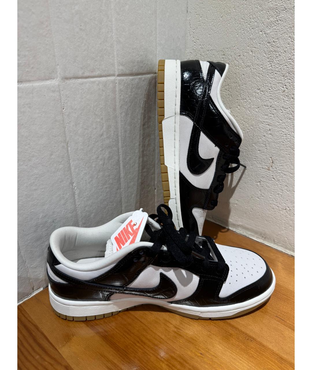 NIKE Черные кожаные кроссовки, фото 7