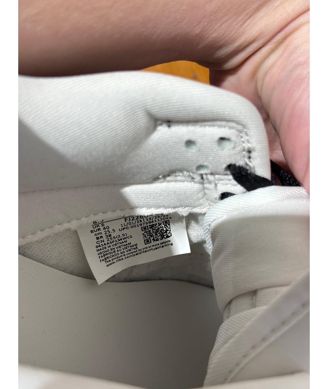 NIKE Черные кожаные кроссовки, фото 4