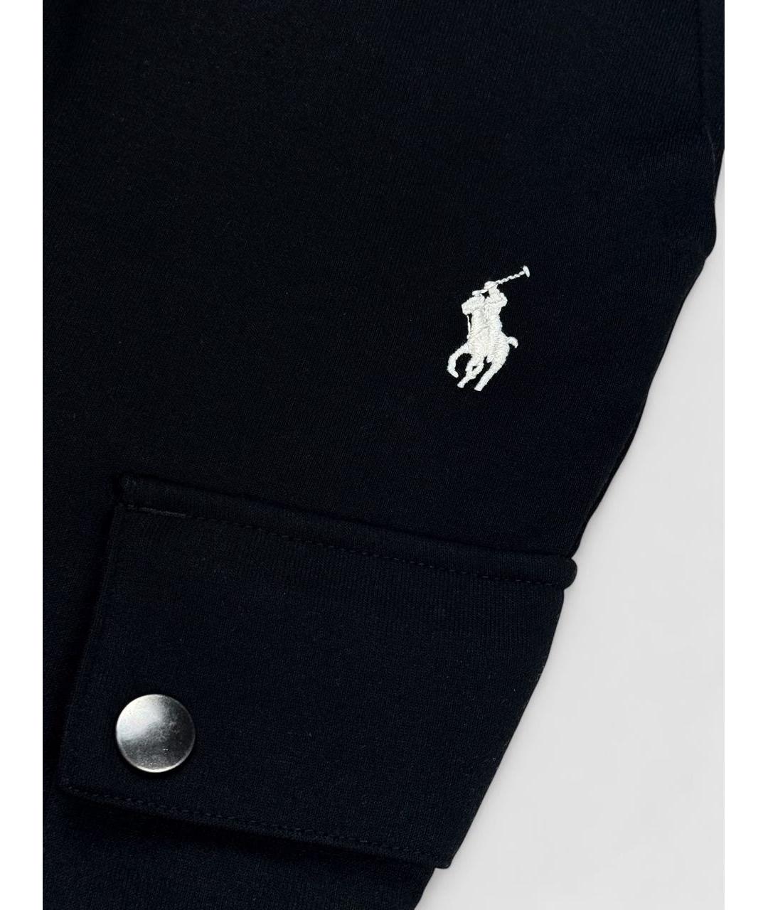 POLO RALPH LAUREN Черные полиэстеровые повседневные брюки, фото 4