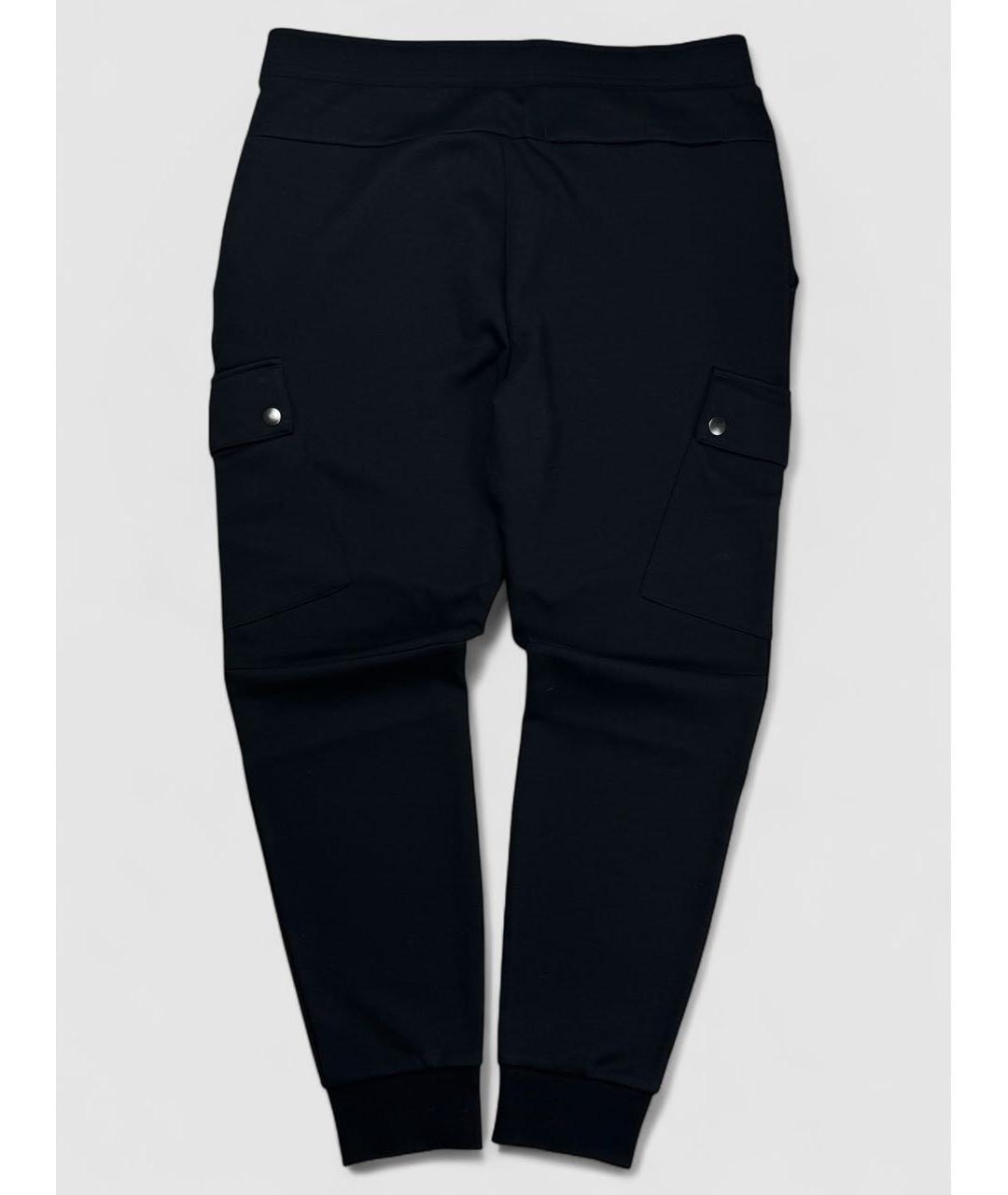POLO RALPH LAUREN Черные полиэстеровые повседневные брюки, фото 2