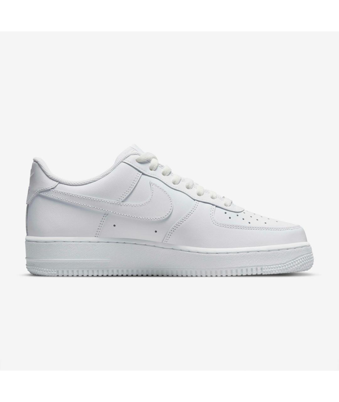 NIKE Белые кожаные кроссовки, фото 9