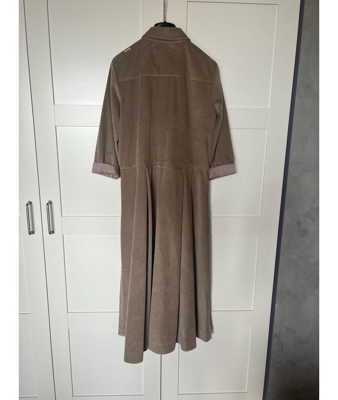 'S MAX MARA Бежевое повседневное платье, фото 7