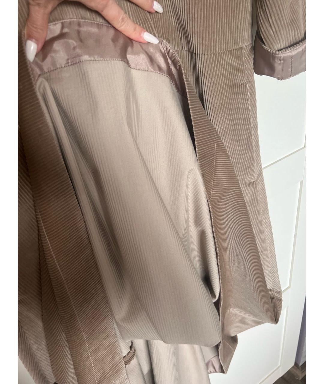 'S MAX MARA Бежевое повседневное платье, фото 8