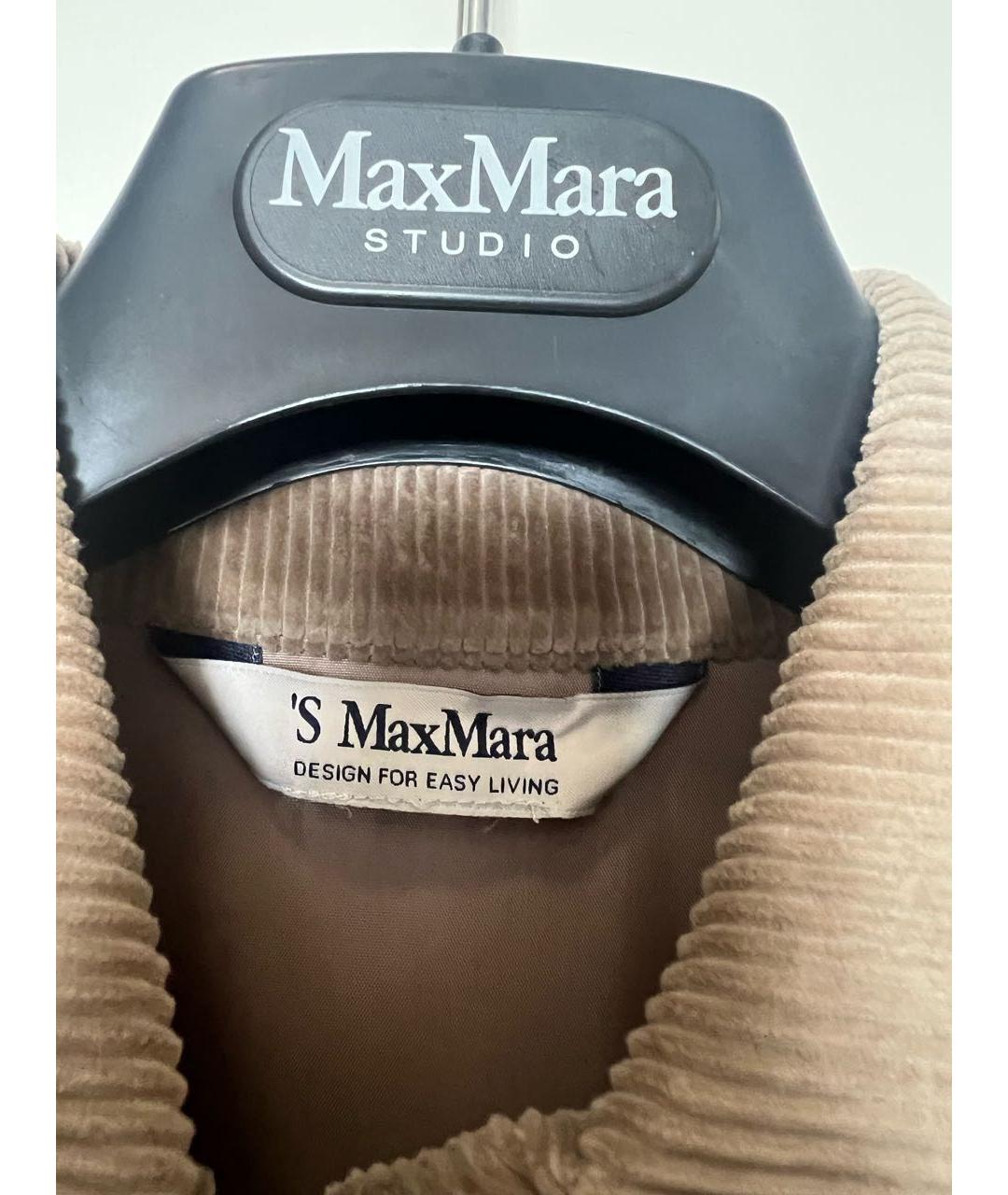 'S MAX MARA Бежевое повседневное платье, фото 2