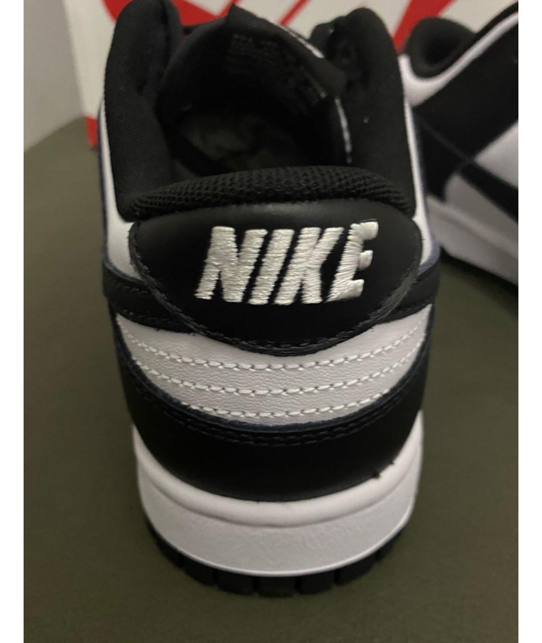 NIKE Черные кожаные кроссовки, фото 6
