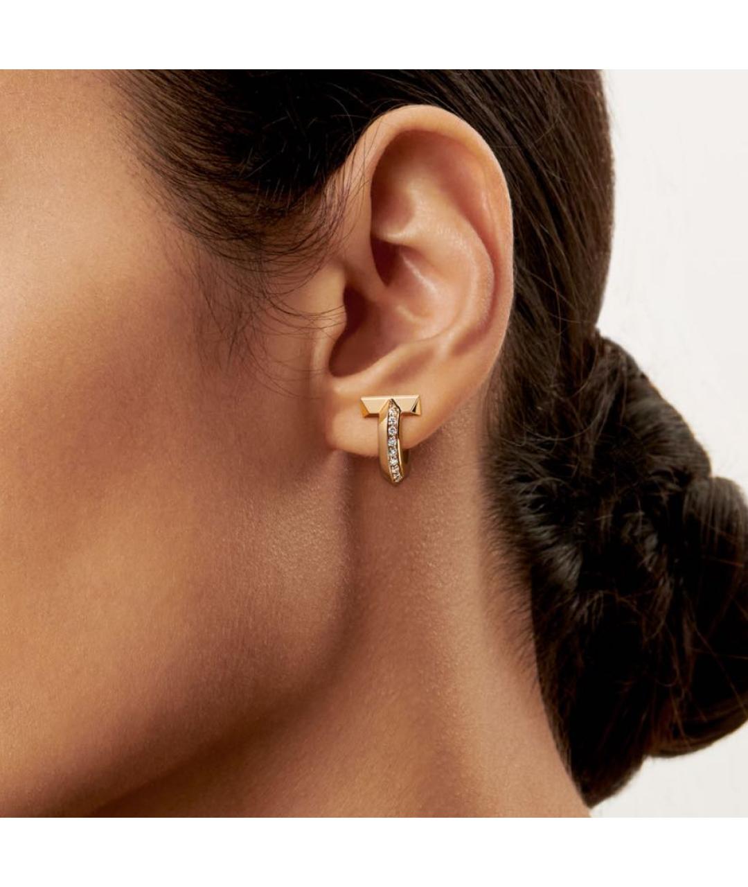 TIFFANY&CO Золотые серьги из желтого золота, фото 3