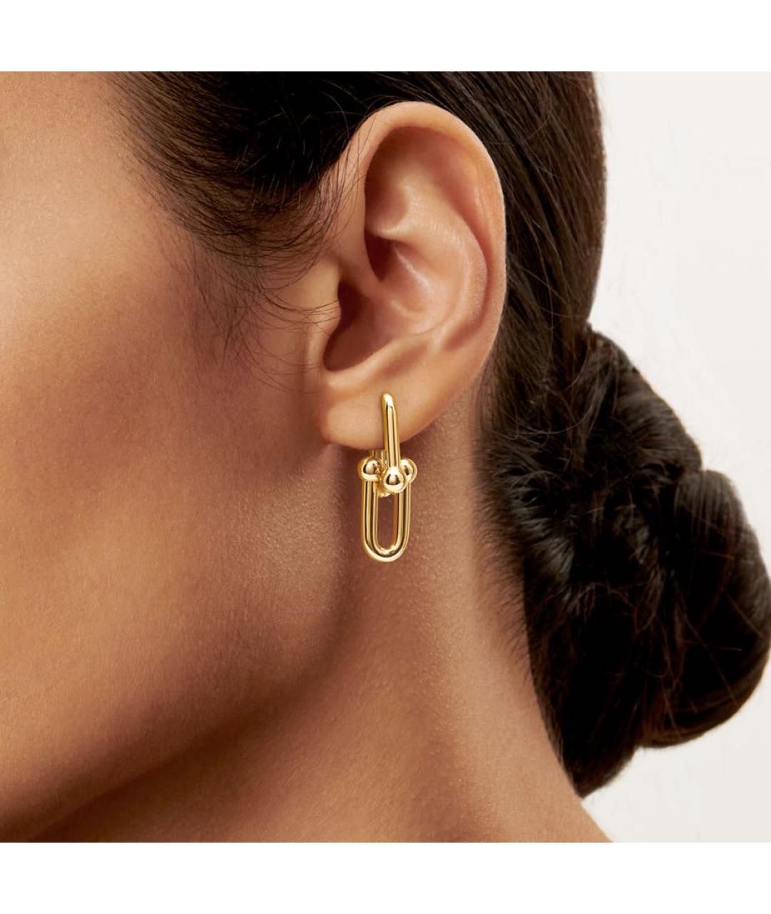 TIFFANY&CO Золотые серьги из желтого золота, фото 2
