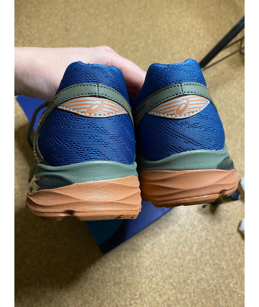 ASICS Оранжевое текстильные кроссовки, фото 8