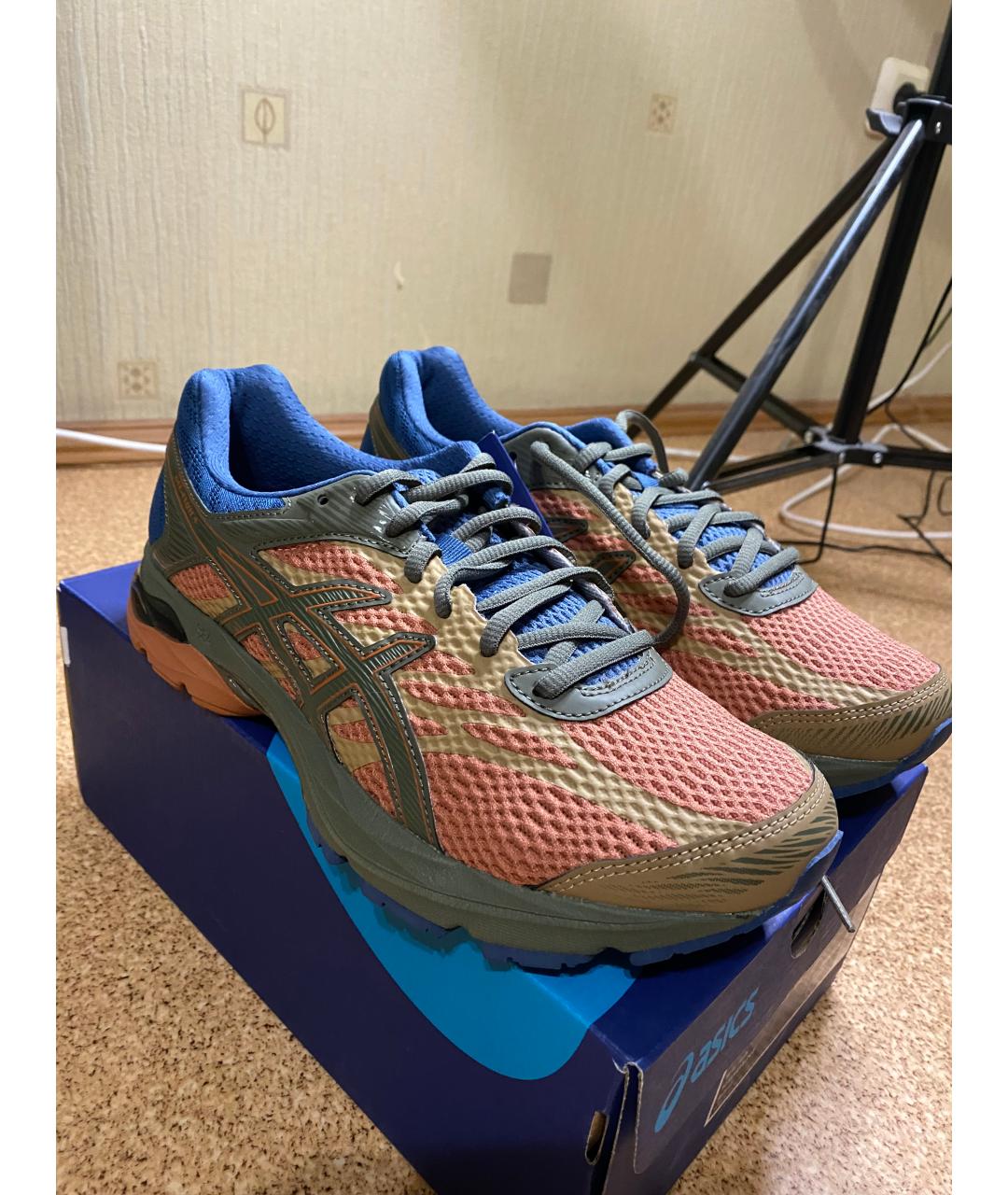 ASICS Оранжевое текстильные кроссовки, фото 2
