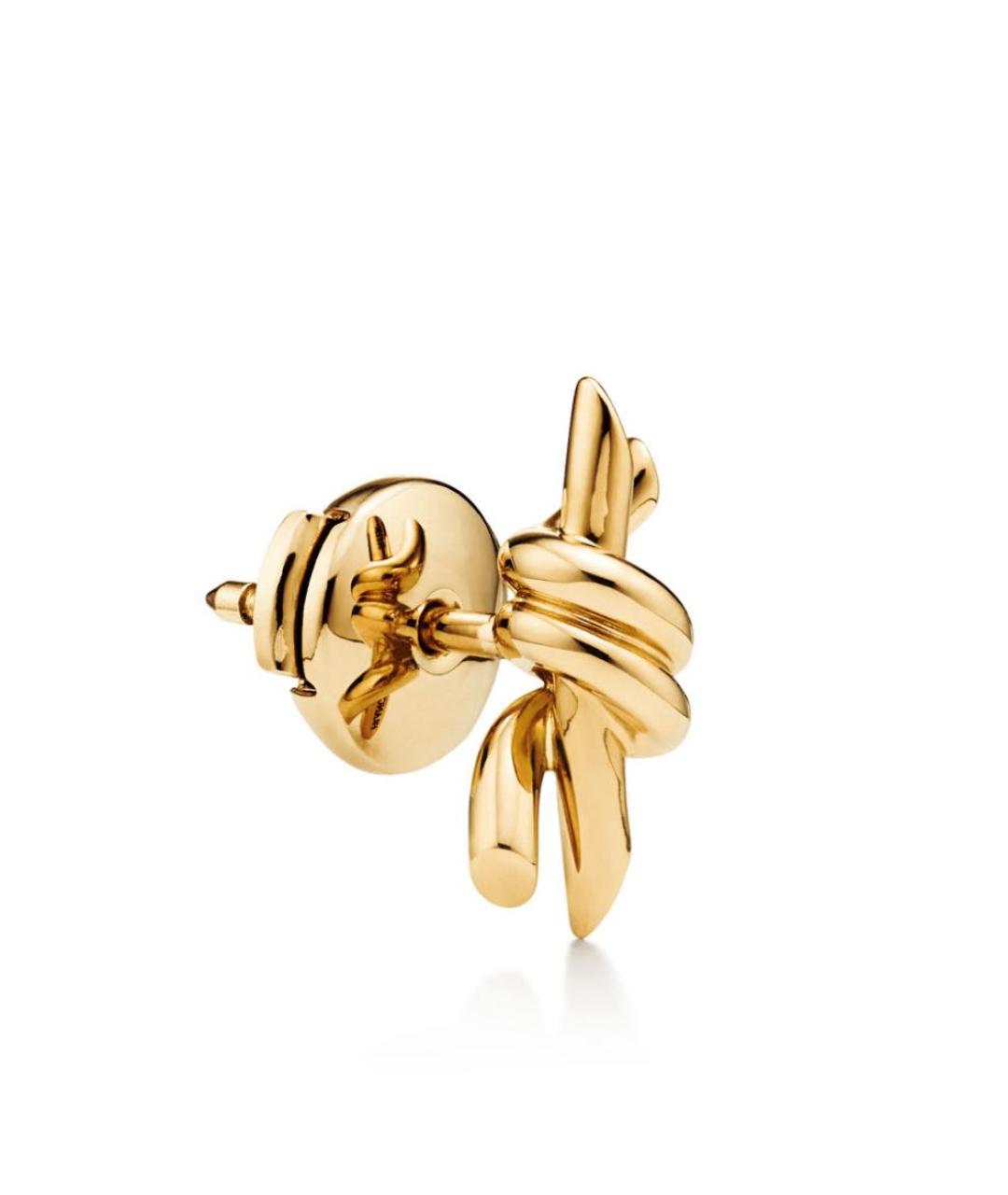 TIFFANY&CO Золотые серьги из желтого золота, фото 3