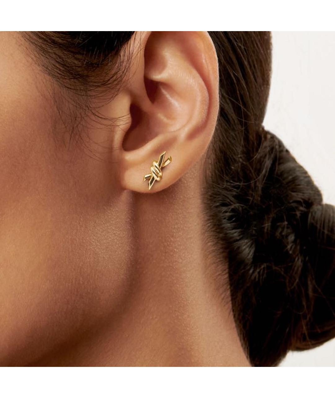 TIFFANY&CO Золотые серьги из желтого золота, фото 2
