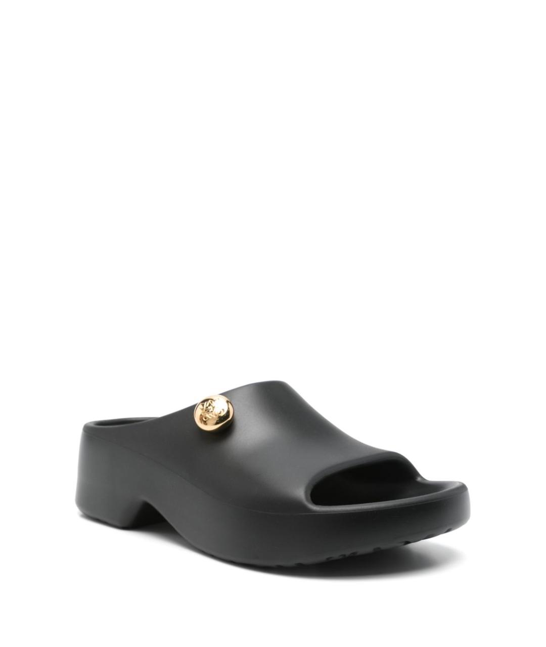 LOEWE Черные сабо, фото 2