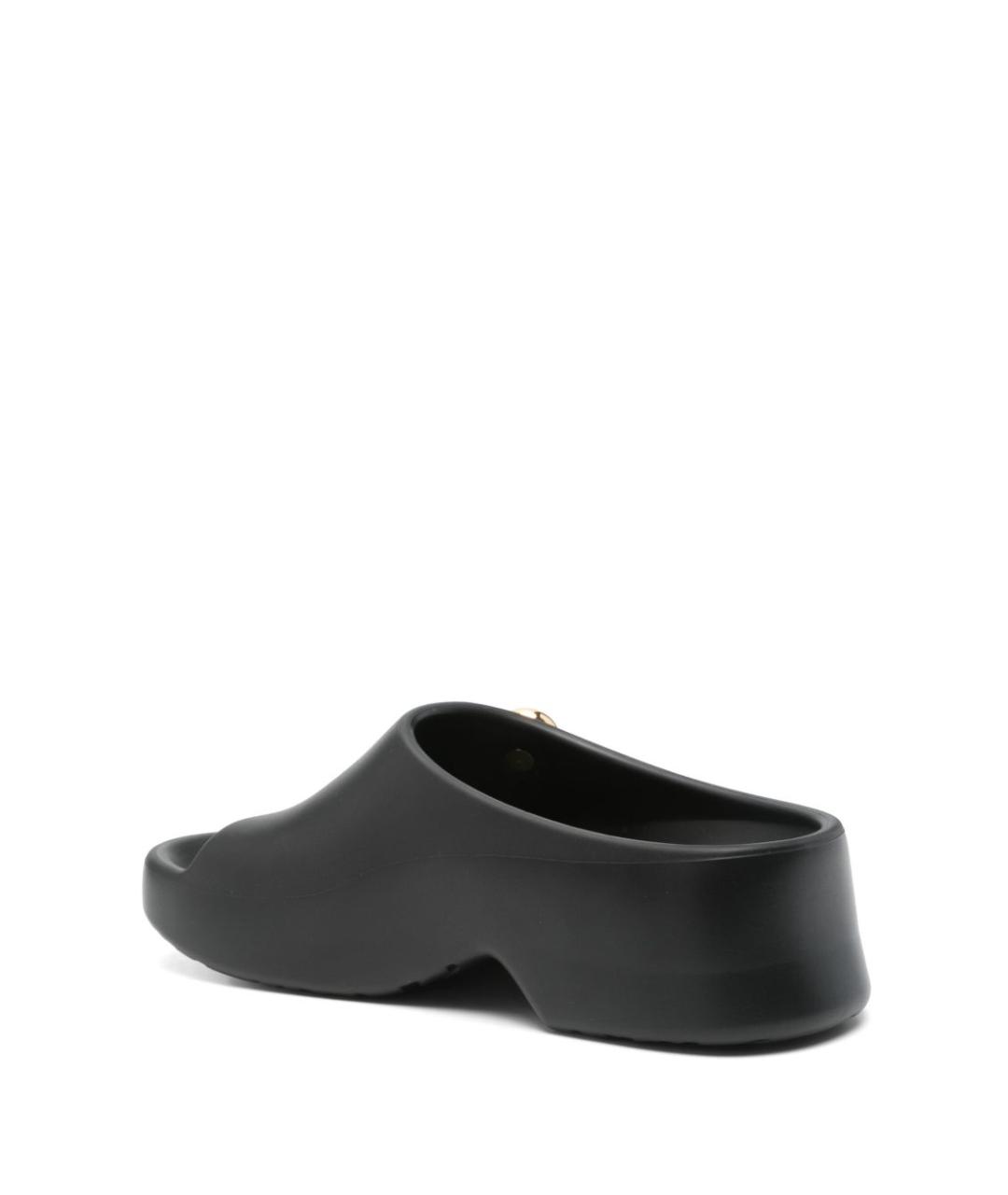 LOEWE Черные сабо, фото 4