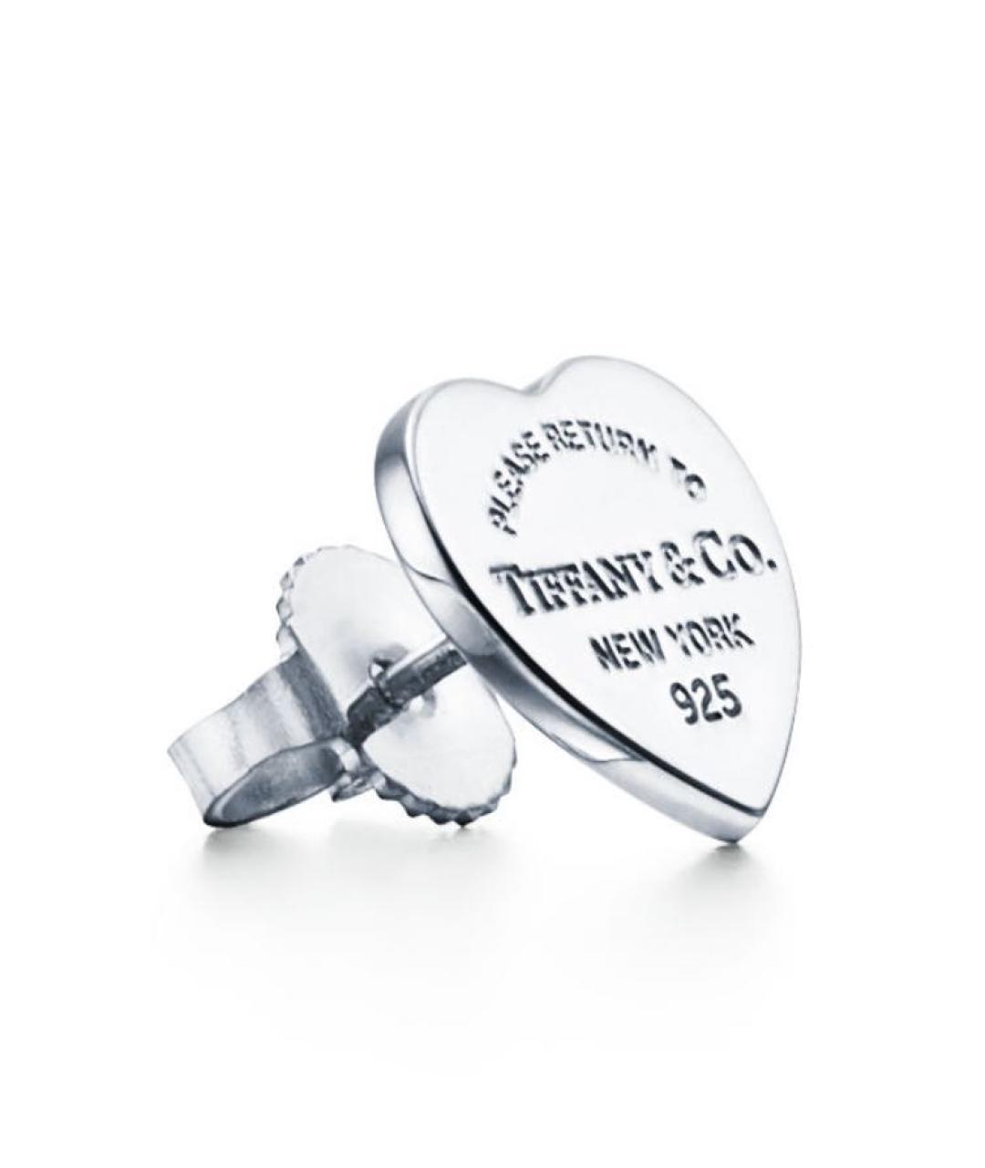 TIFFANY&CO Серебряные серебряные серьги, фото 3