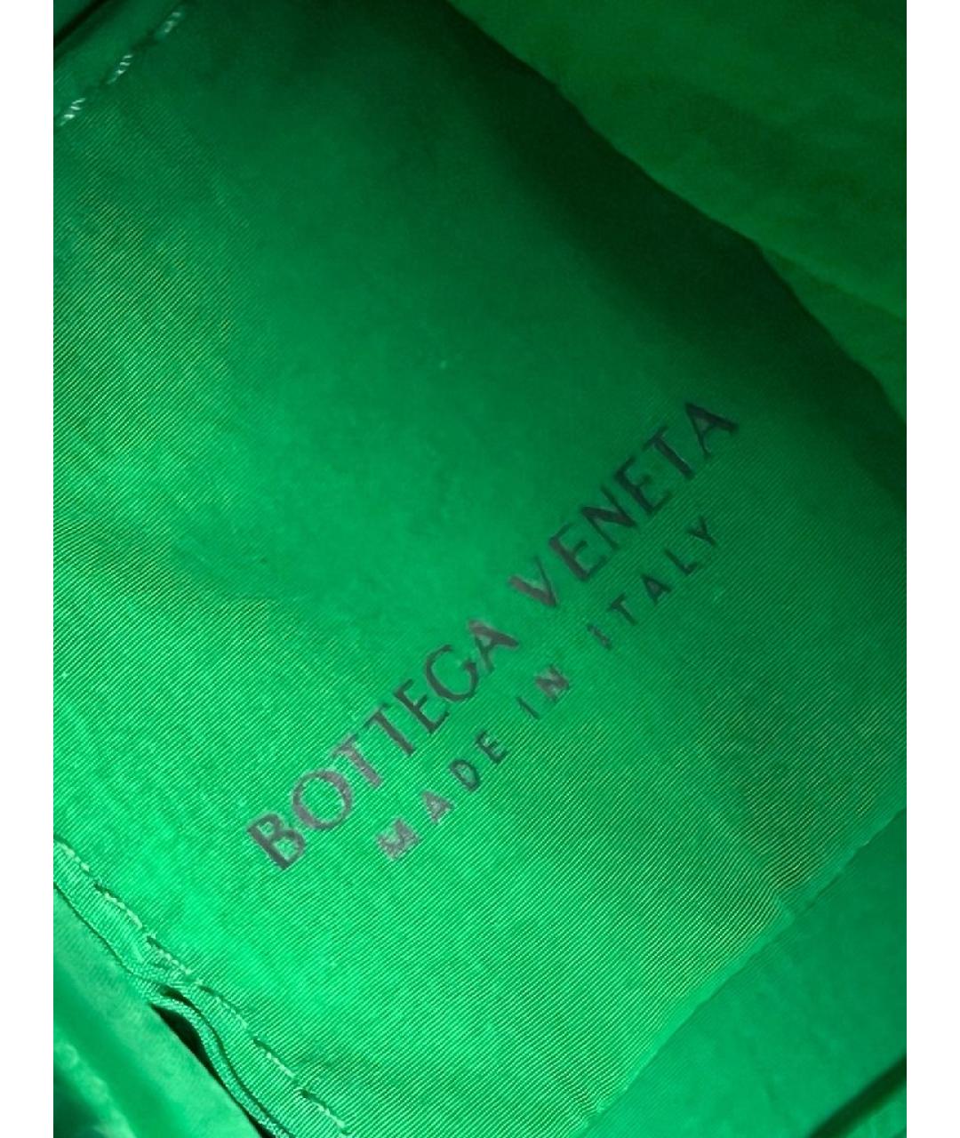 BOTTEGA VENETA Зеленая кожаная сумка через плечо, фото 7