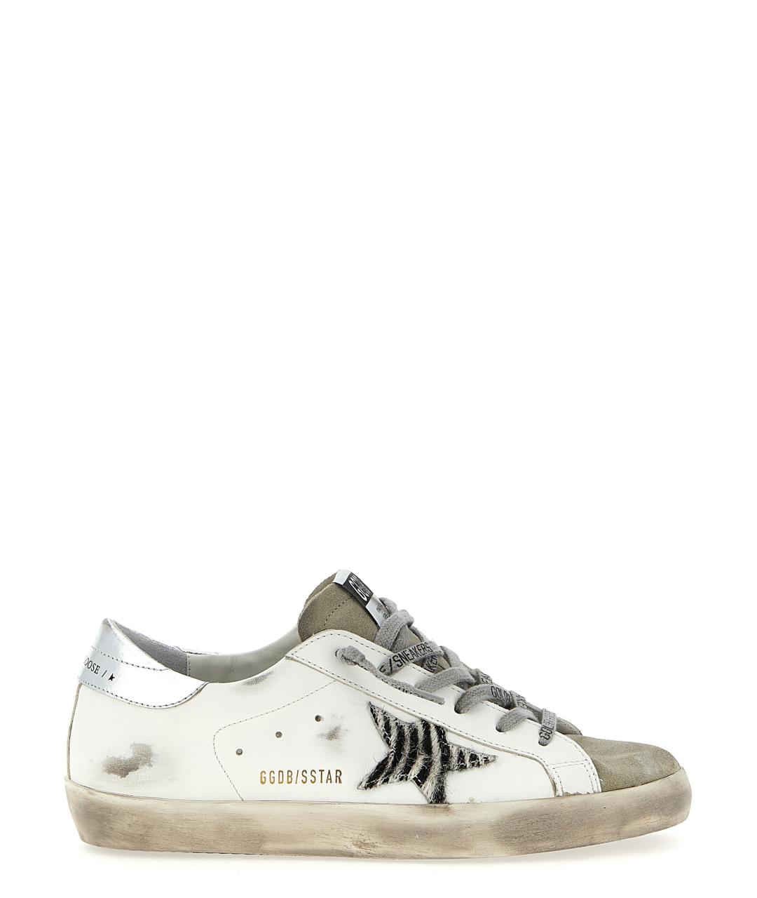 GOLDEN GOOSE DELUXE BRAND Мульти кожаные кеды, фото 1