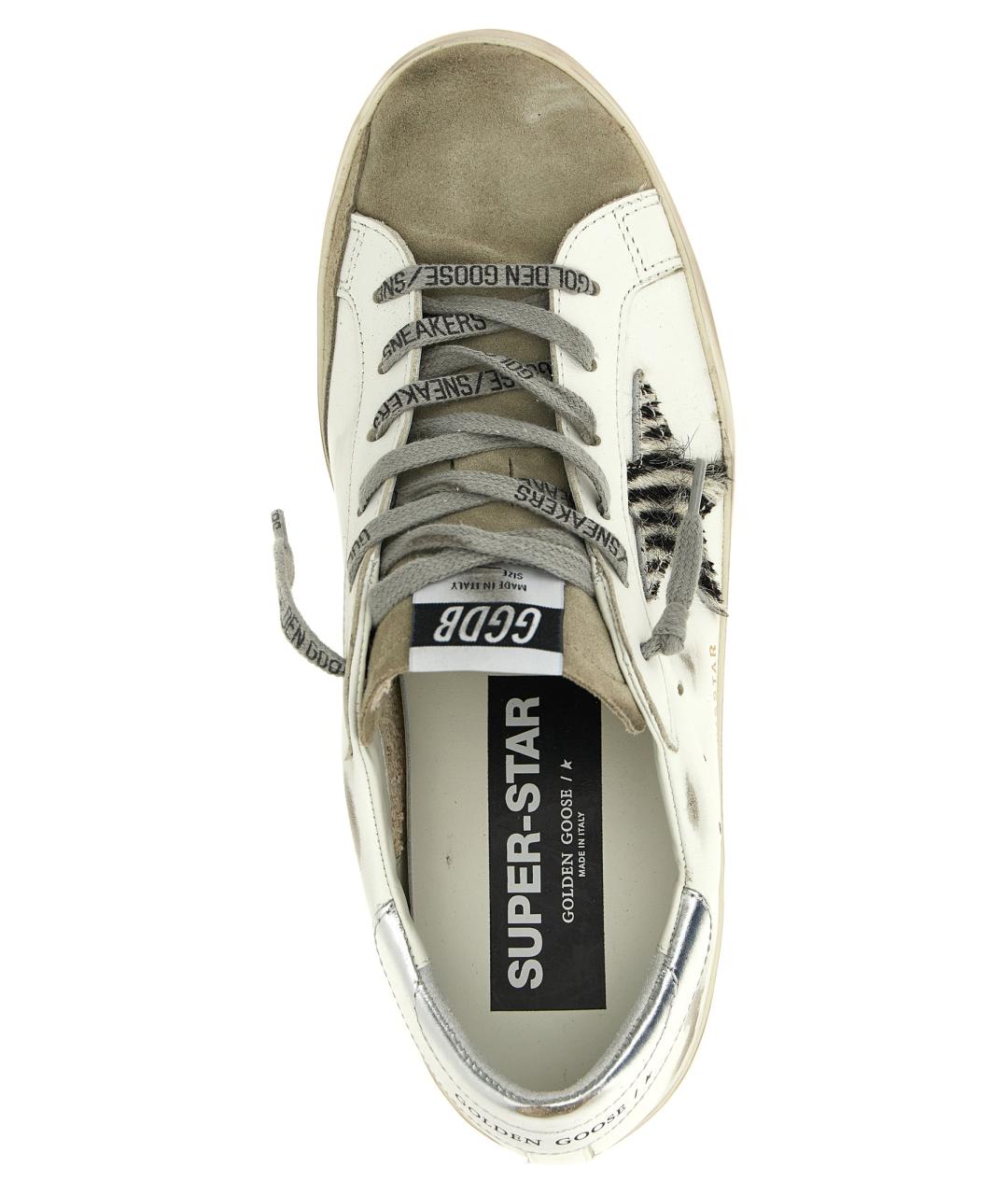 GOLDEN GOOSE DELUXE BRAND Мульти кожаные кеды, фото 4