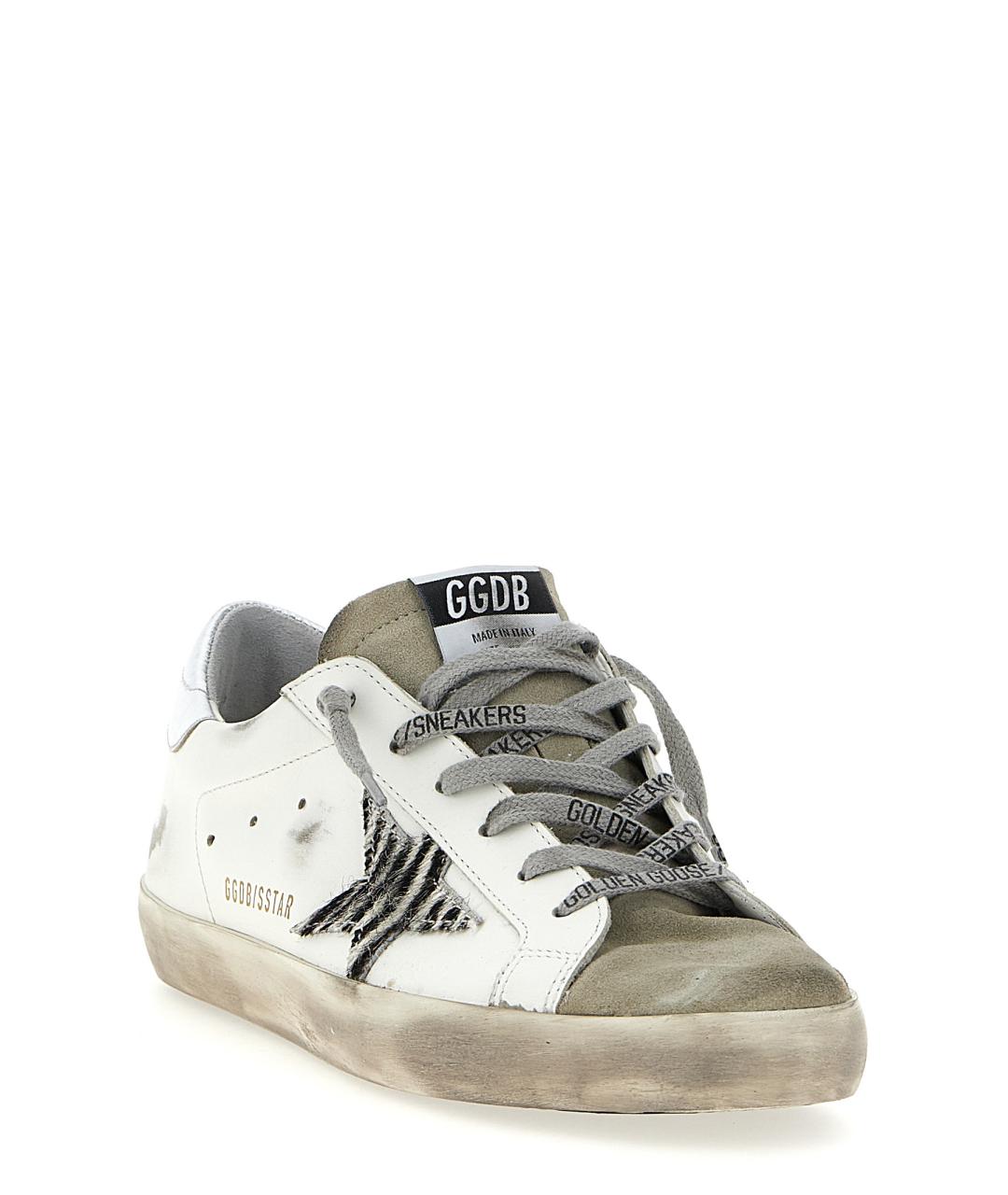 GOLDEN GOOSE DELUXE BRAND Мульти кожаные кеды, фото 2