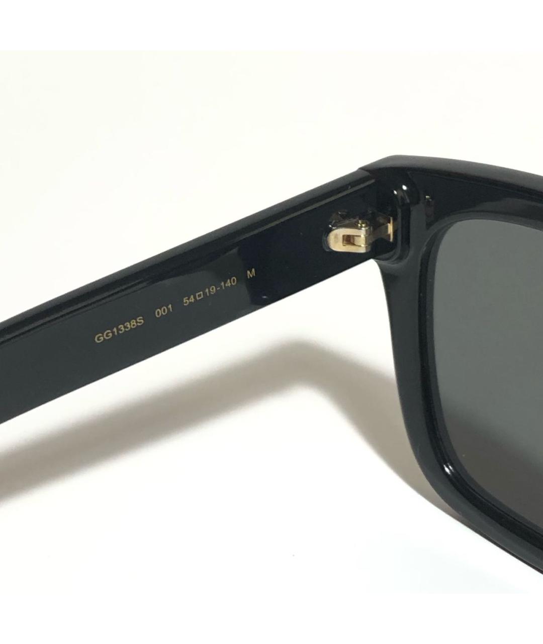 GUCCI Черные пластиковые солнцезащитные очки, фото 4