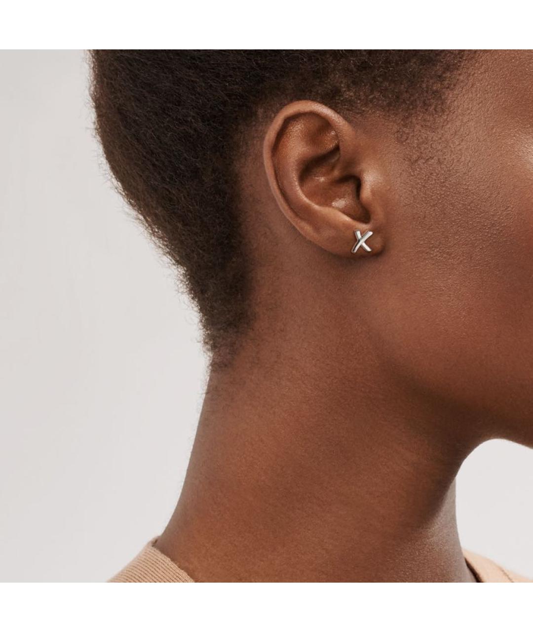TIFFANY&CO Серебряные серебряные серьги, фото 2