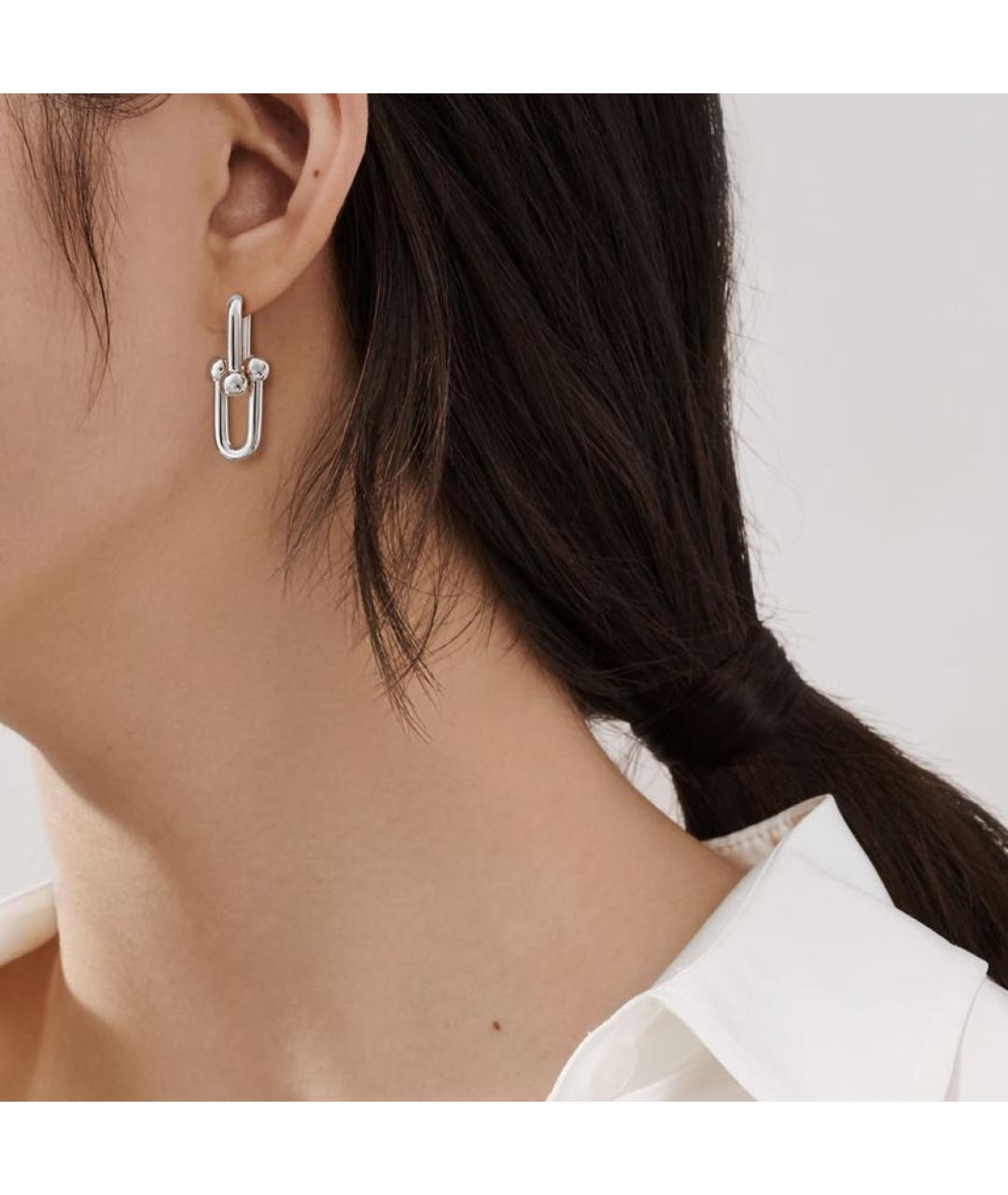 TIFFANY&CO Серебряные серебряные серьги, фото 3