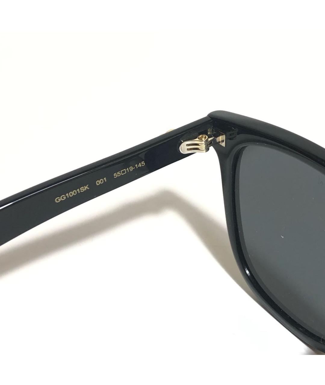 GUCCI Черные пластиковые солнцезащитные очки, фото 4