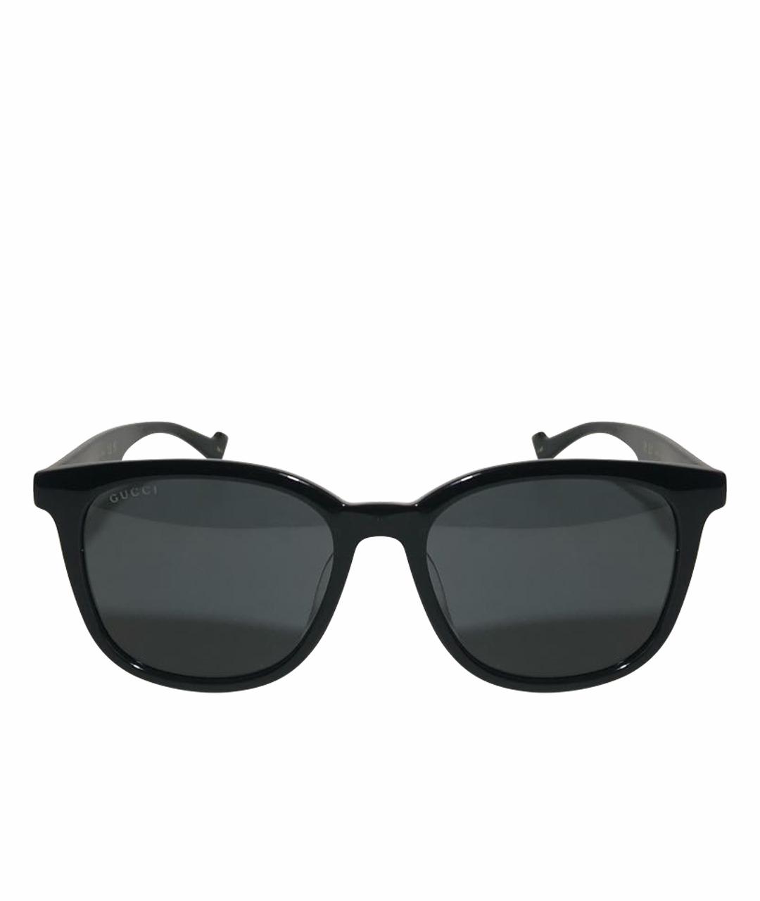 GUCCI Черные пластиковые солнцезащитные очки, фото 1