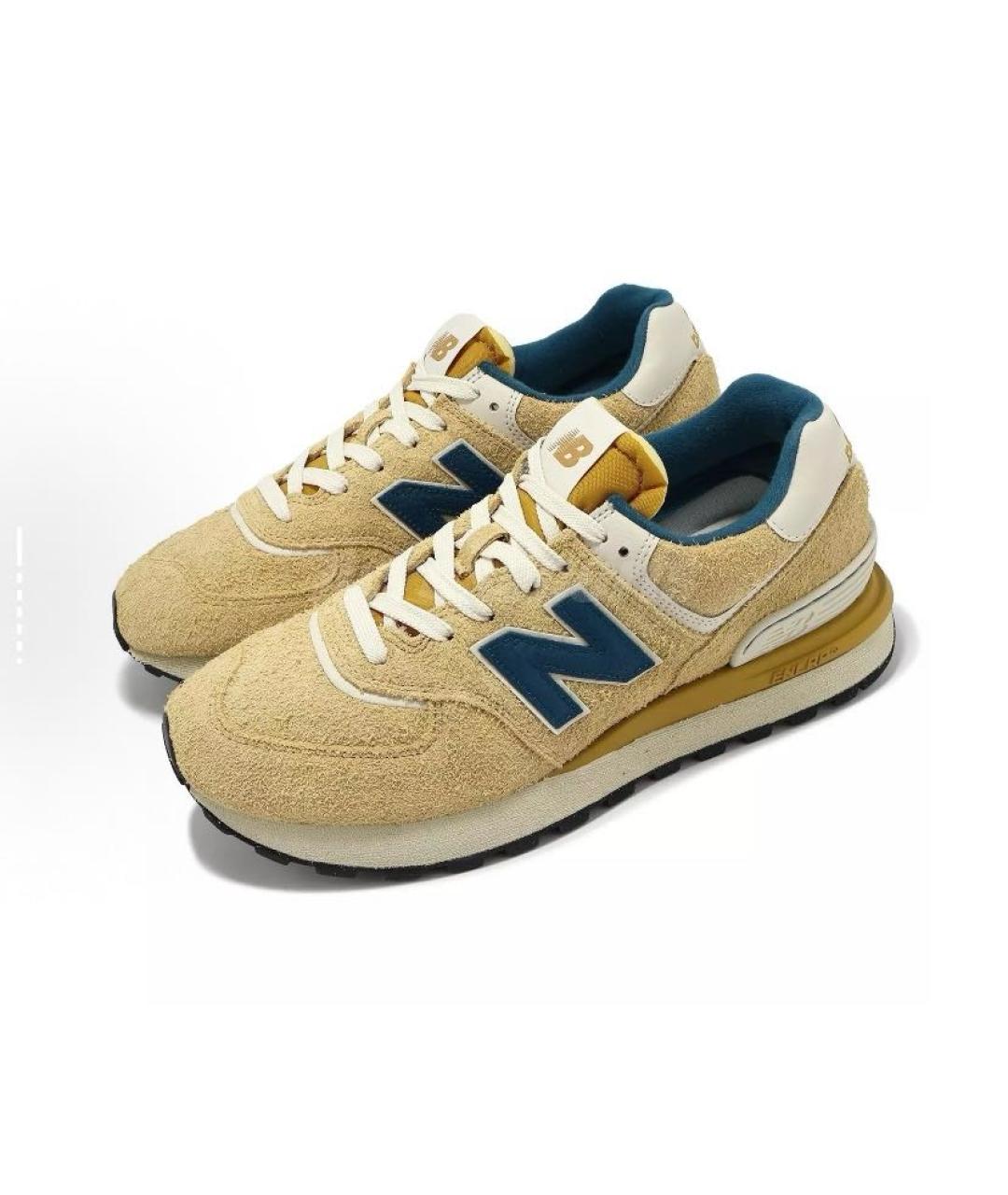 NEW BALANCE Оранжевое замшевые кроссовки, фото 4