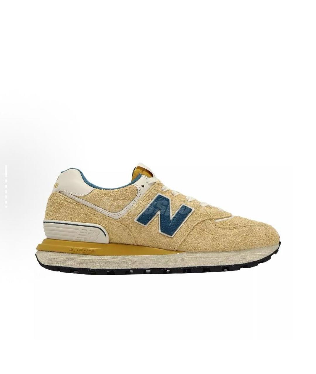 NEW BALANCE Оранжевое замшевые кроссовки, фото 6