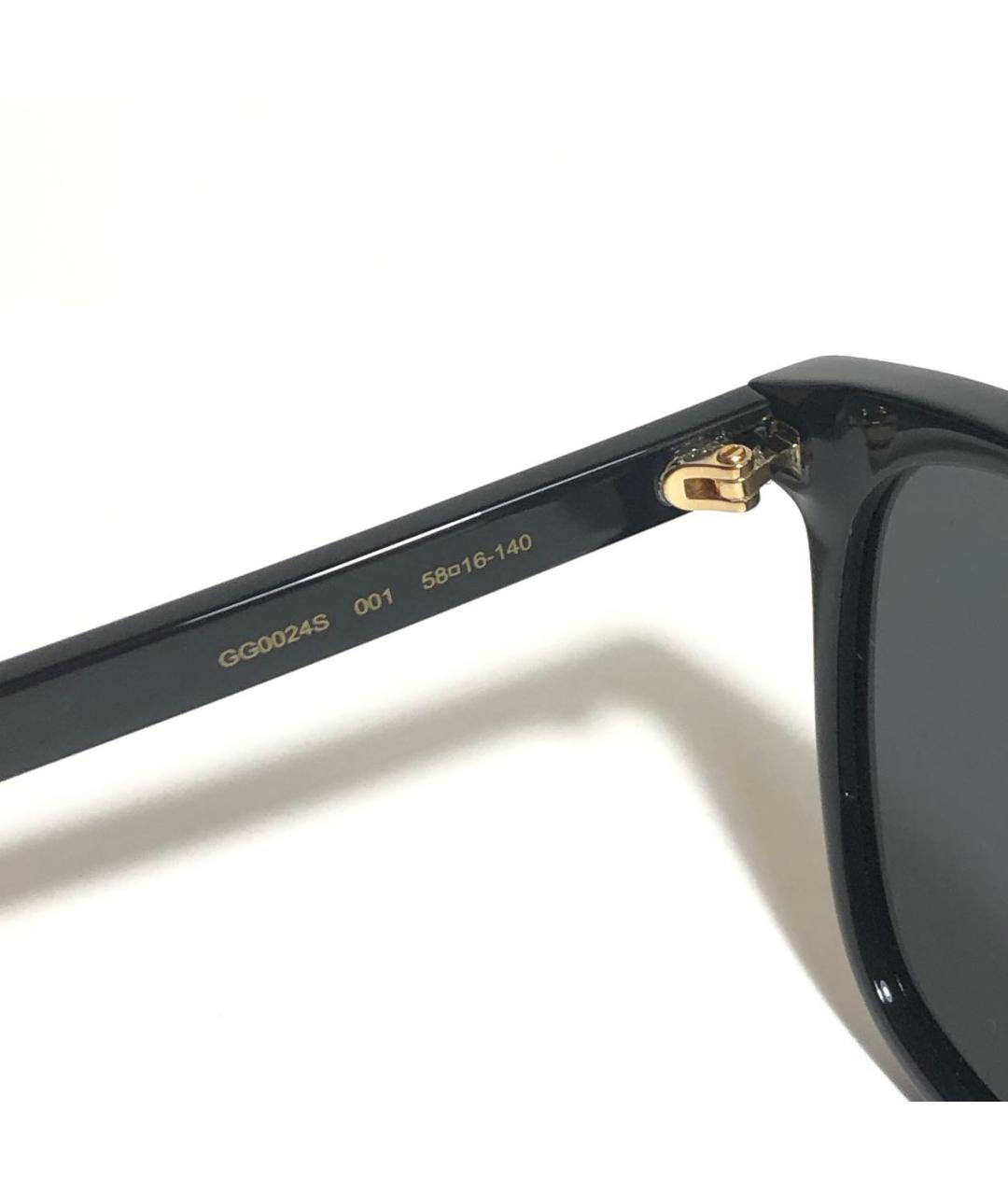 GUCCI Черные пластиковые солнцезащитные очки, фото 4