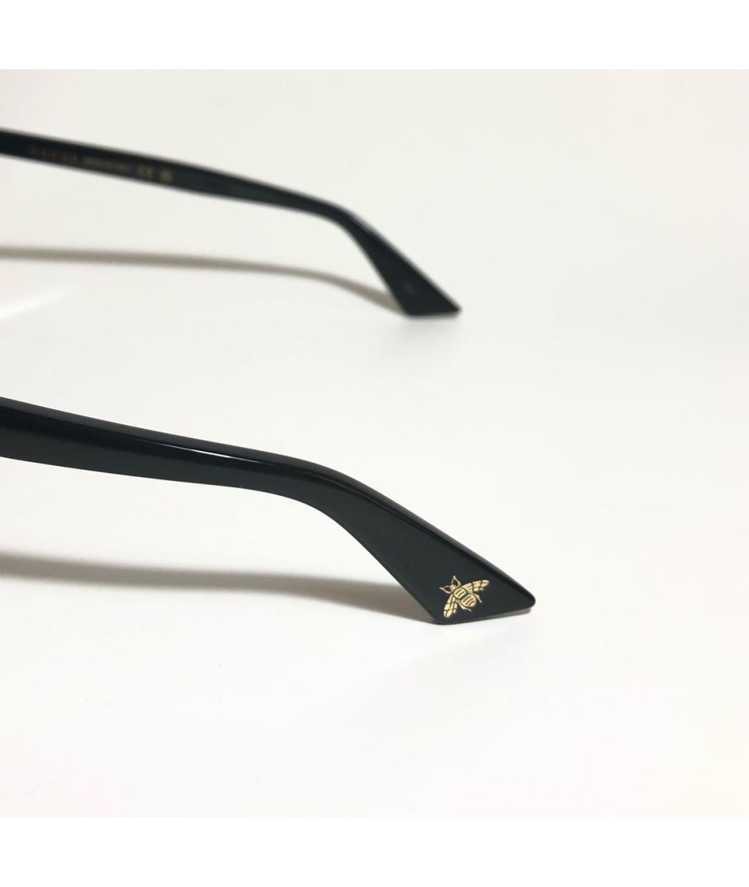 GUCCI Черные пластиковые солнцезащитные очки, фото 3