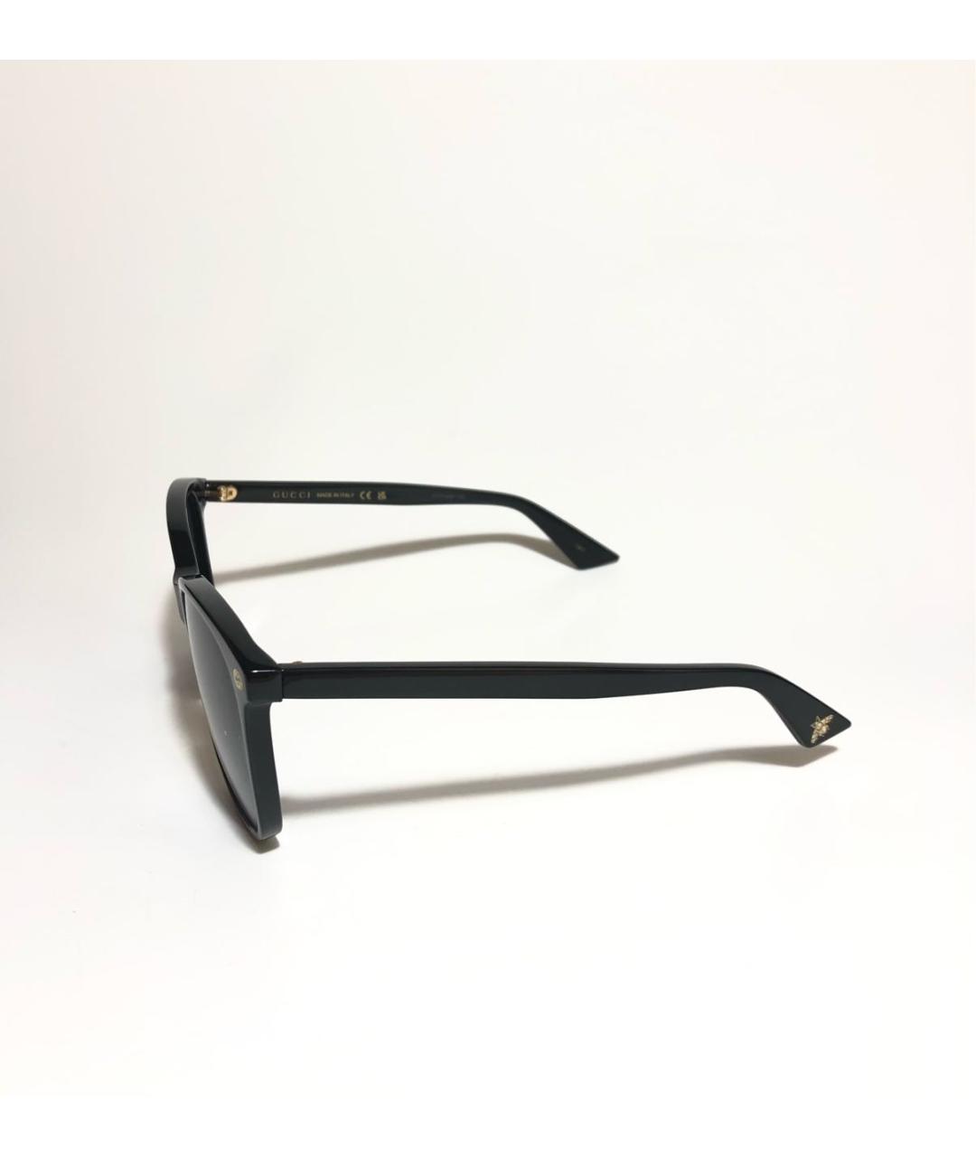 GUCCI Черные пластиковые солнцезащитные очки, фото 2