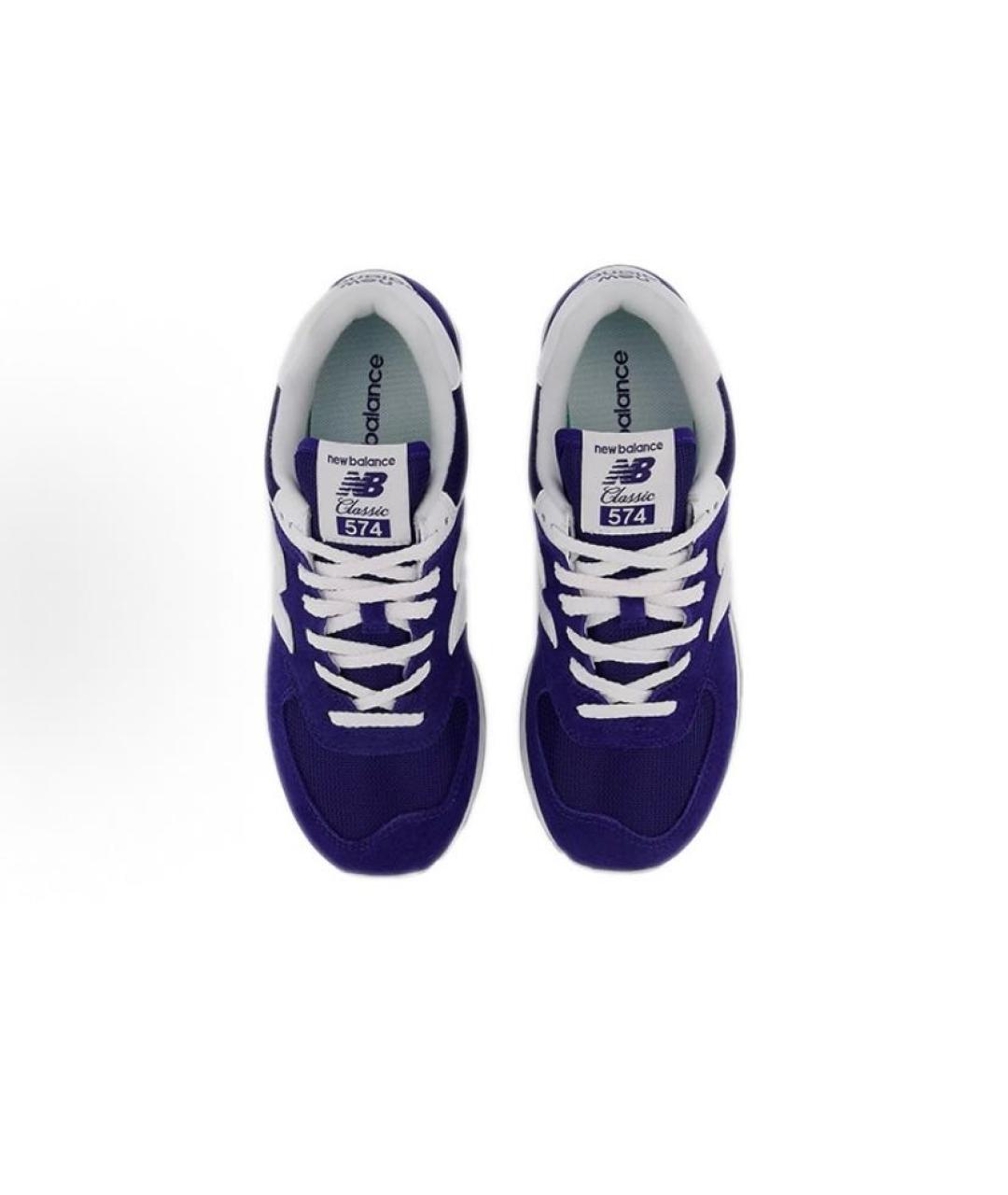 NEW BALANCE Темно-синие замшевые кроссовки, фото 5