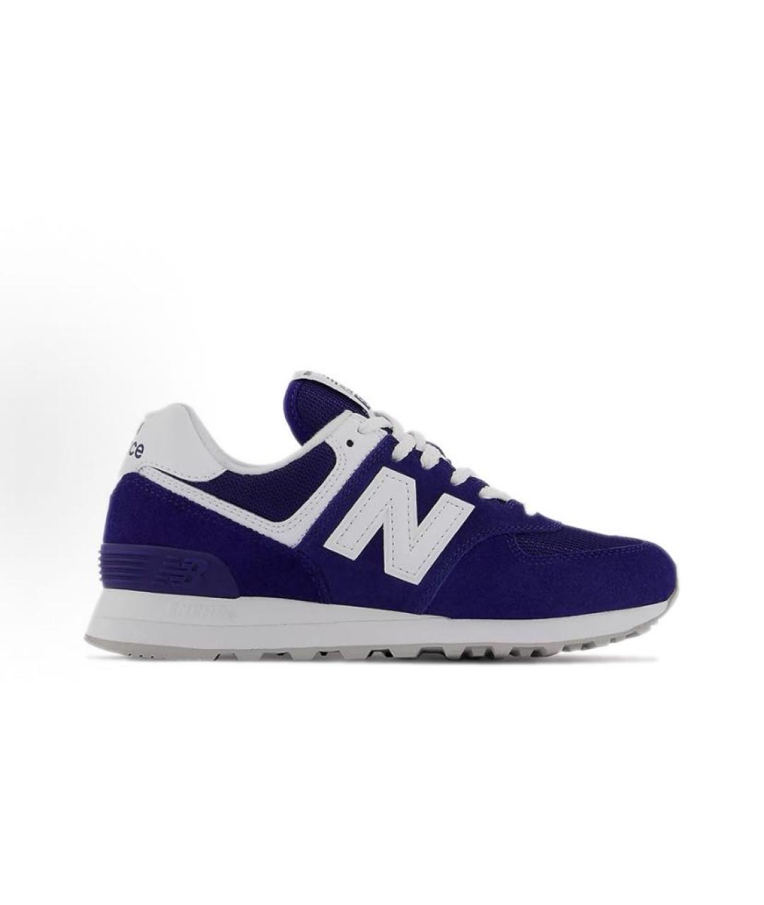 NEW BALANCE Темно-синие замшевые кроссовки, фото 8