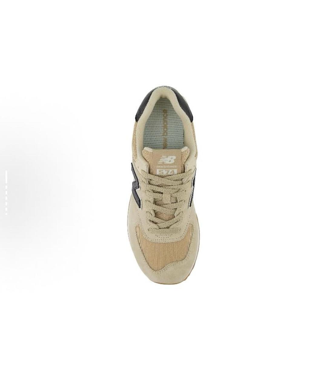 NEW BALANCE Бежевые замшевые кроссовки, фото 5