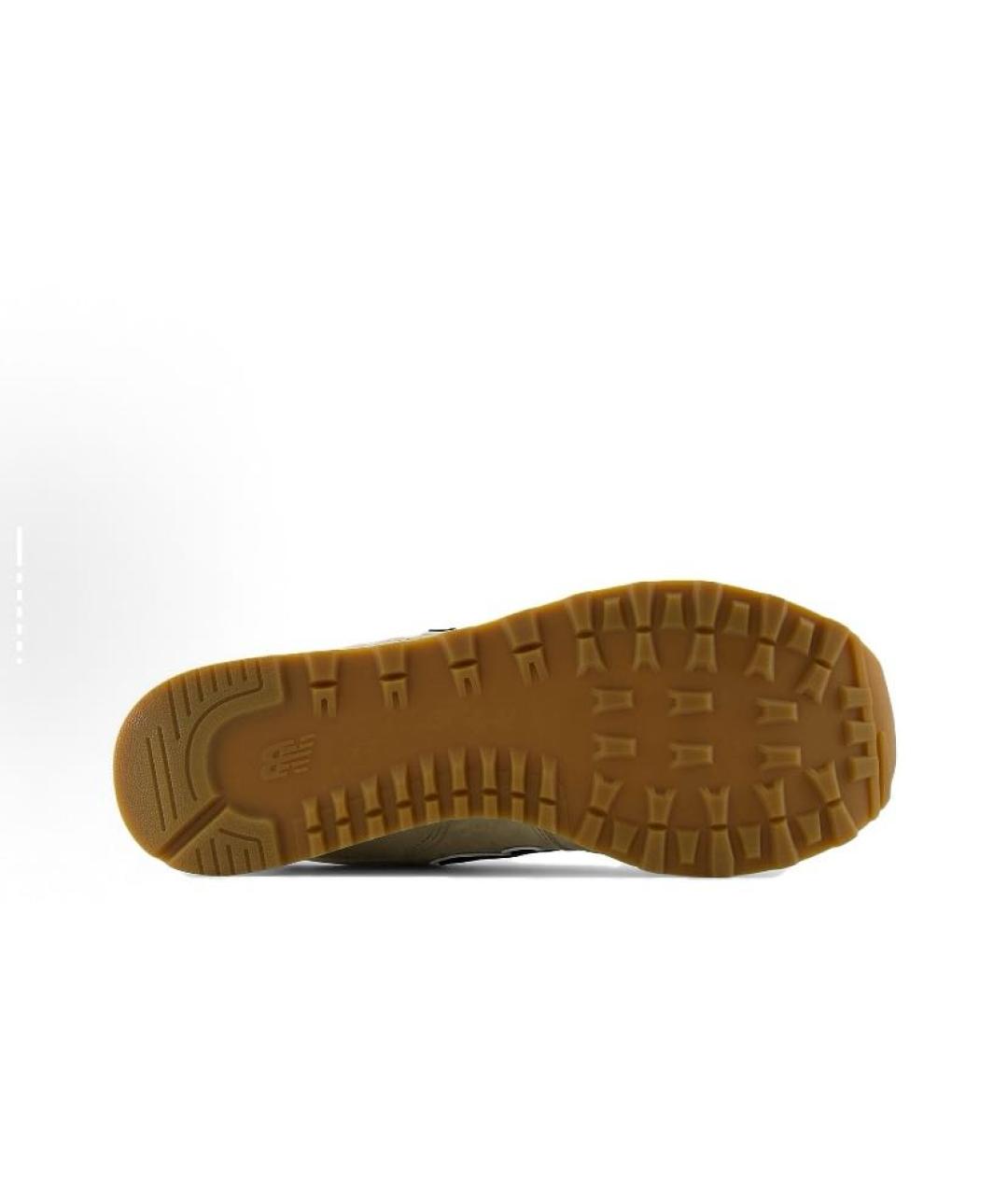 NEW BALANCE Бежевые замшевые кроссовки, фото 6