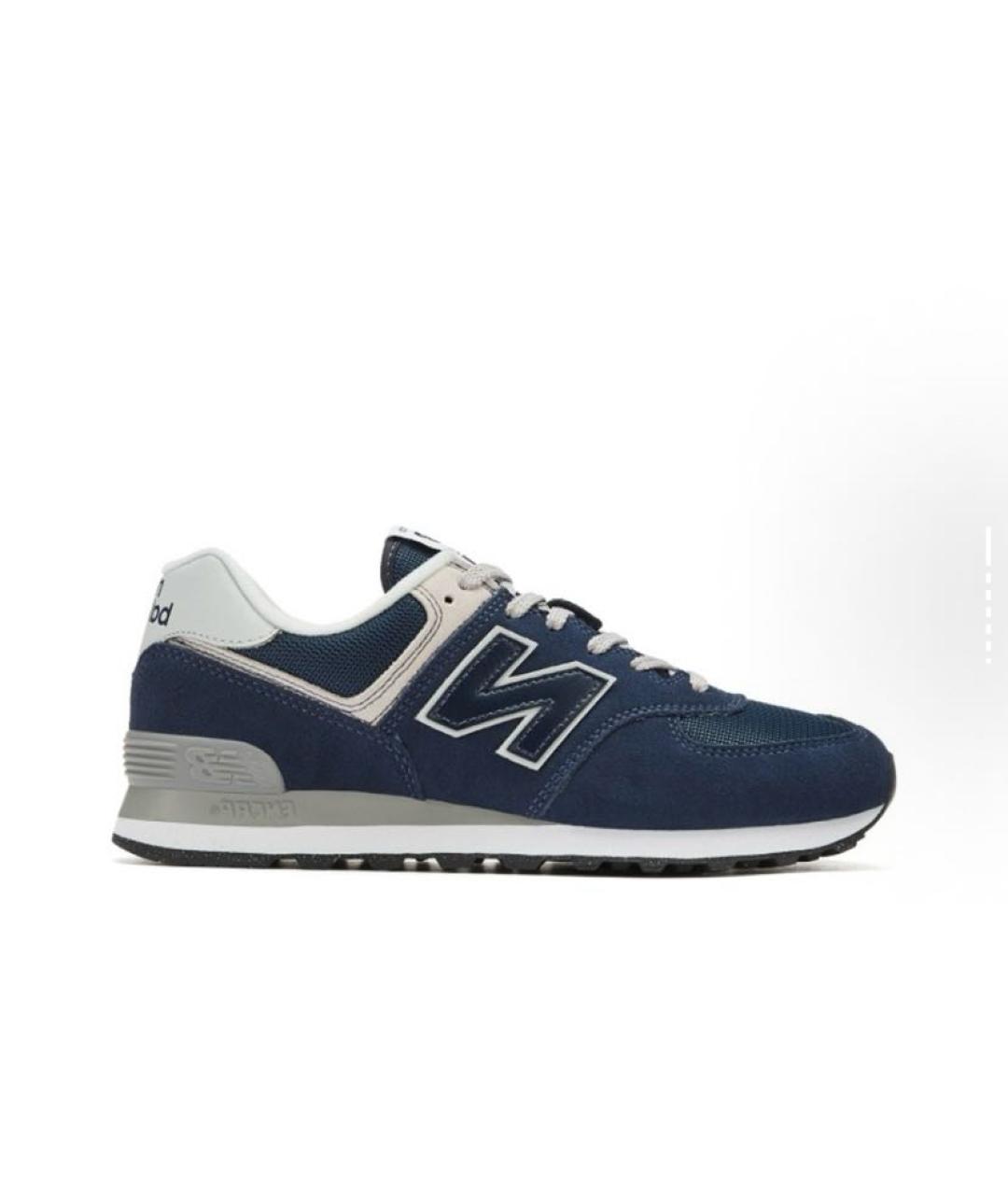 NEW BALANCE Синие замшевые кроссовки, фото 7