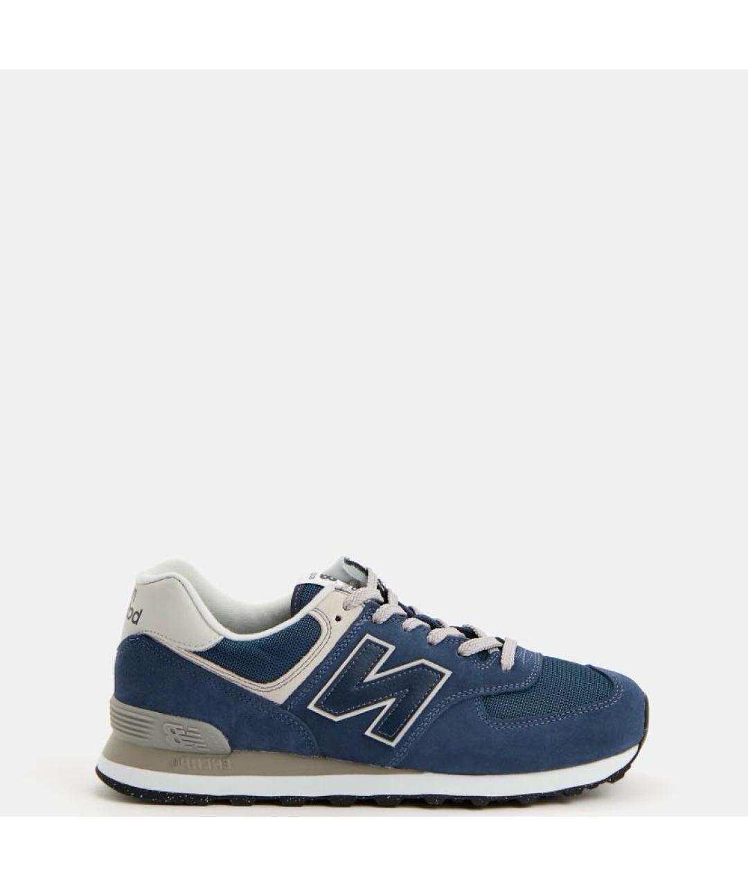 NEW BALANCE Синие замшевые кроссовки, фото 2