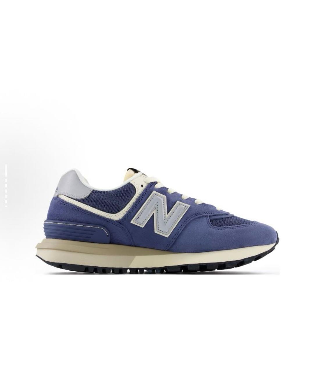 NEW BALANCE Синие замшевые кроссовки, фото 8