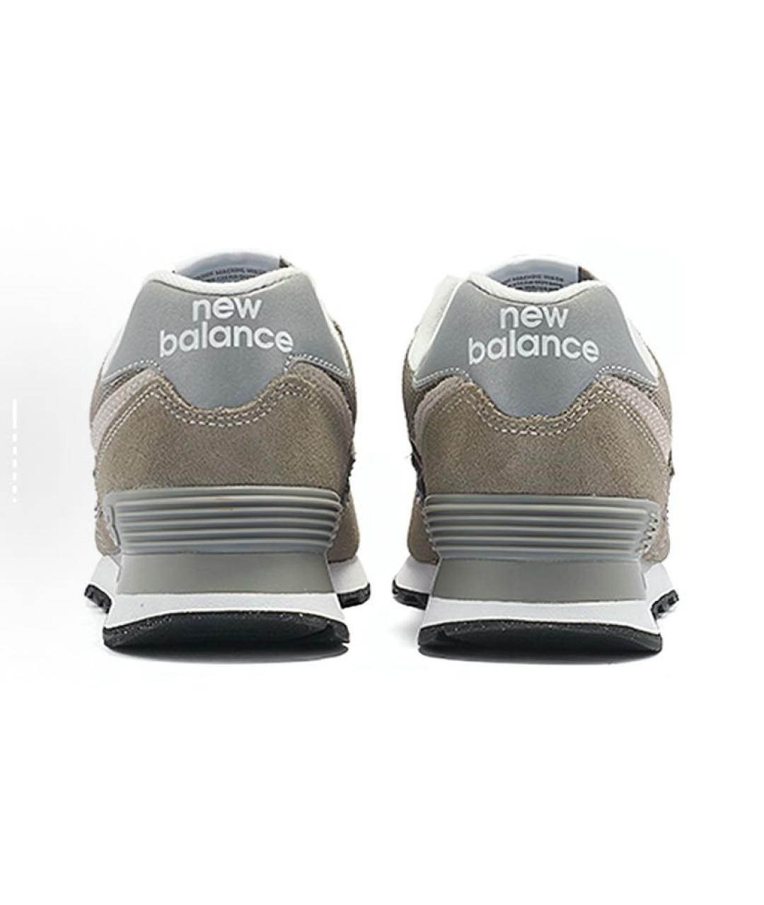 NEW BALANCE Серые замшевые кроссовки, фото 6