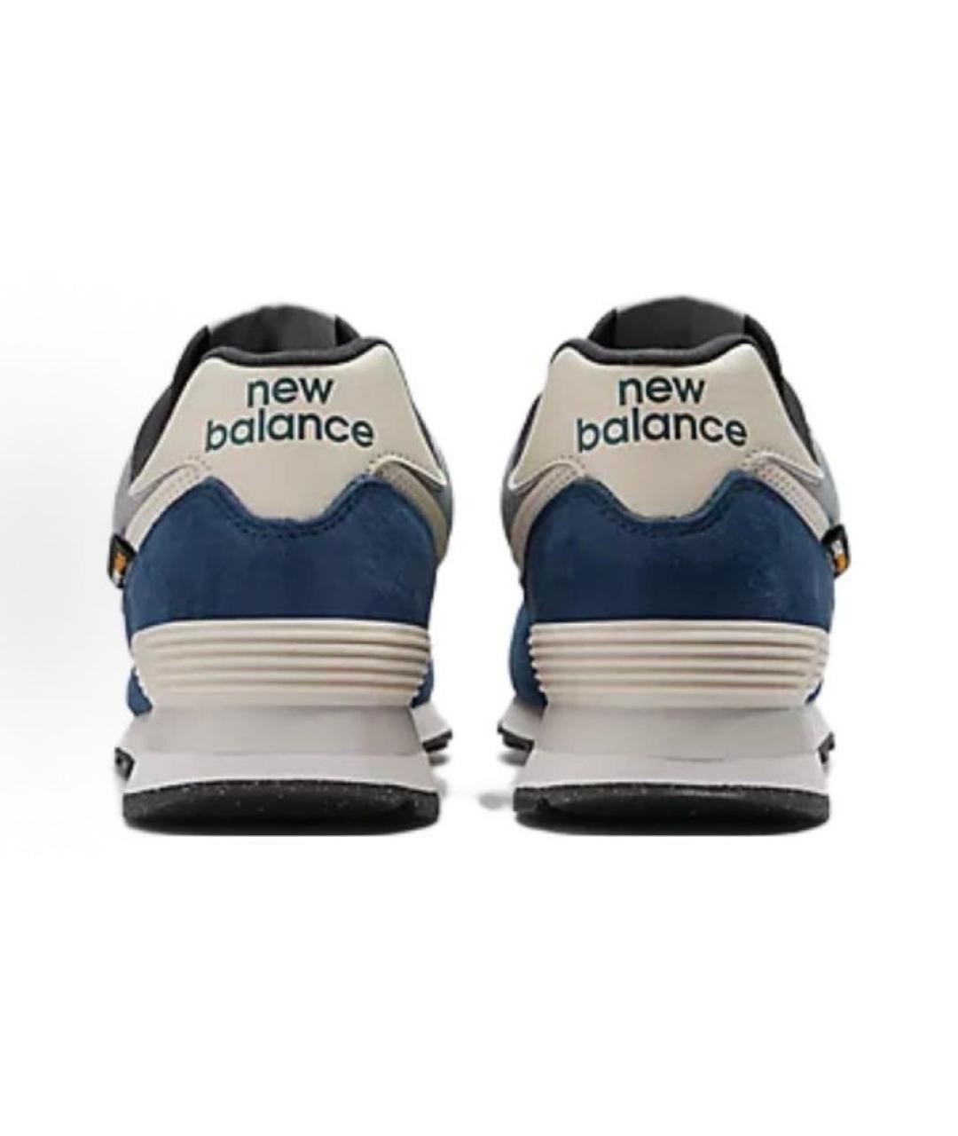 NEW BALANCE Синие замшевые кроссовки, фото 6