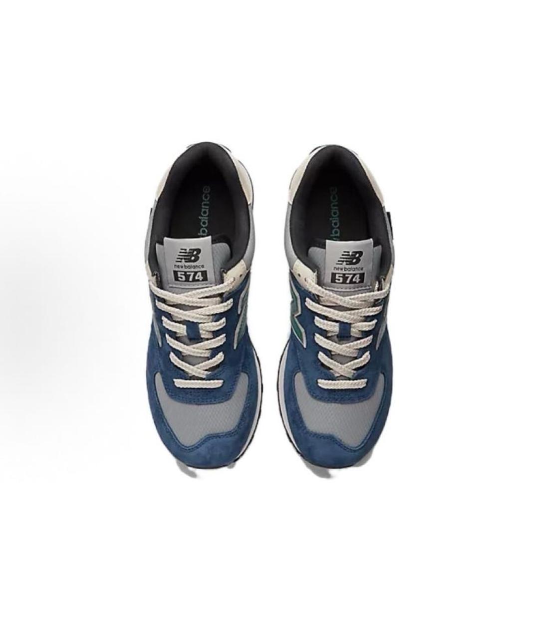 NEW BALANCE Синие замшевые кроссовки, фото 5