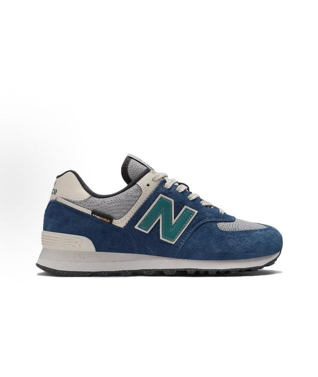 NEW BALANCE Синие замшевые кроссовки, фото 8