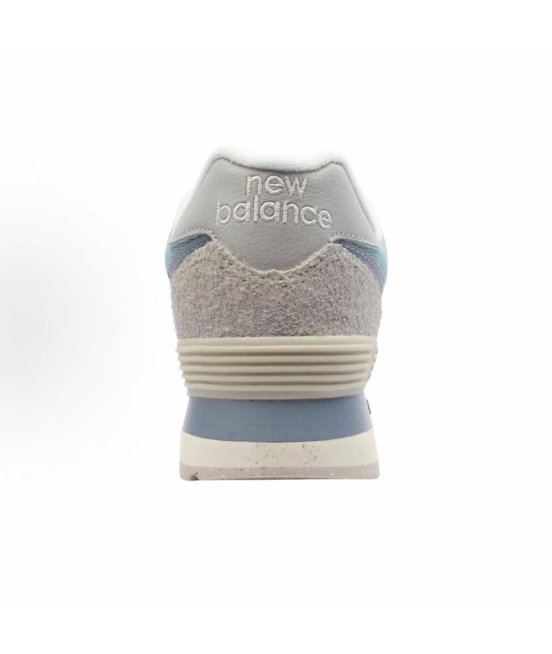 NEW BALANCE Голубые замшевые кроссовки, фото 5