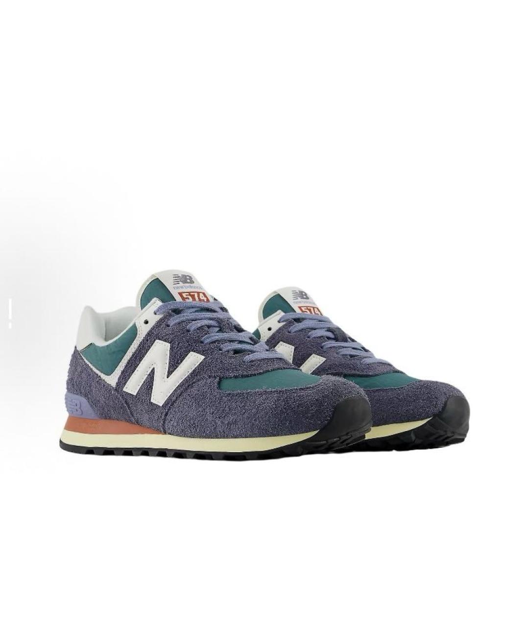 NEW BALANCE Фиолетовые замшевые кроссовки, фото 3